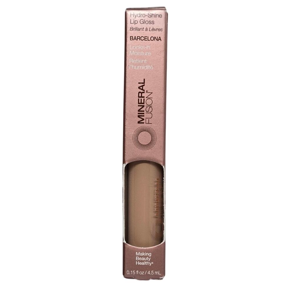 Mineral Fusion Barcelona HydroShine Lip Gloss in Clear Sparkle